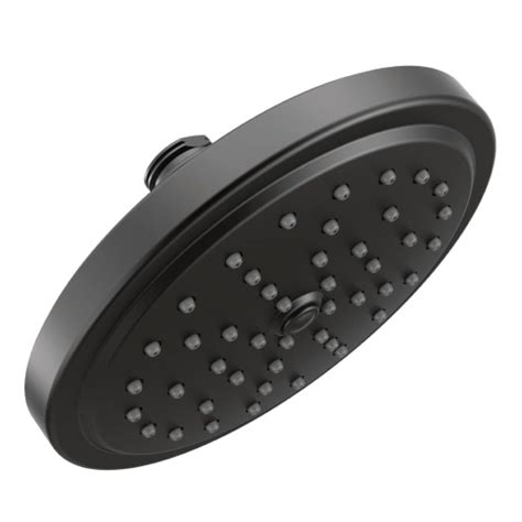 black moen shower head|More.